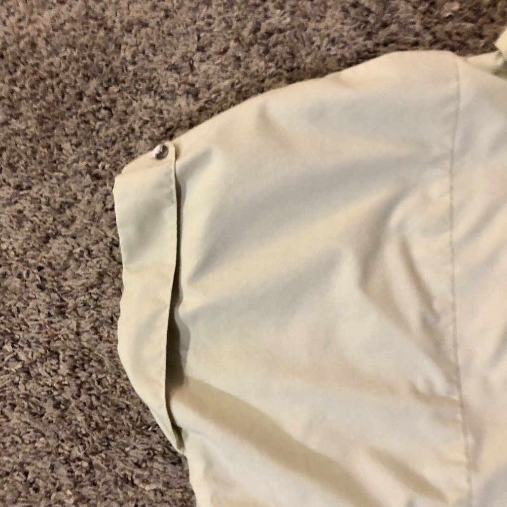 Vintage Update The Anthony Collection Blouse Womens 10 Used Khaki - Picture 5 of 16
